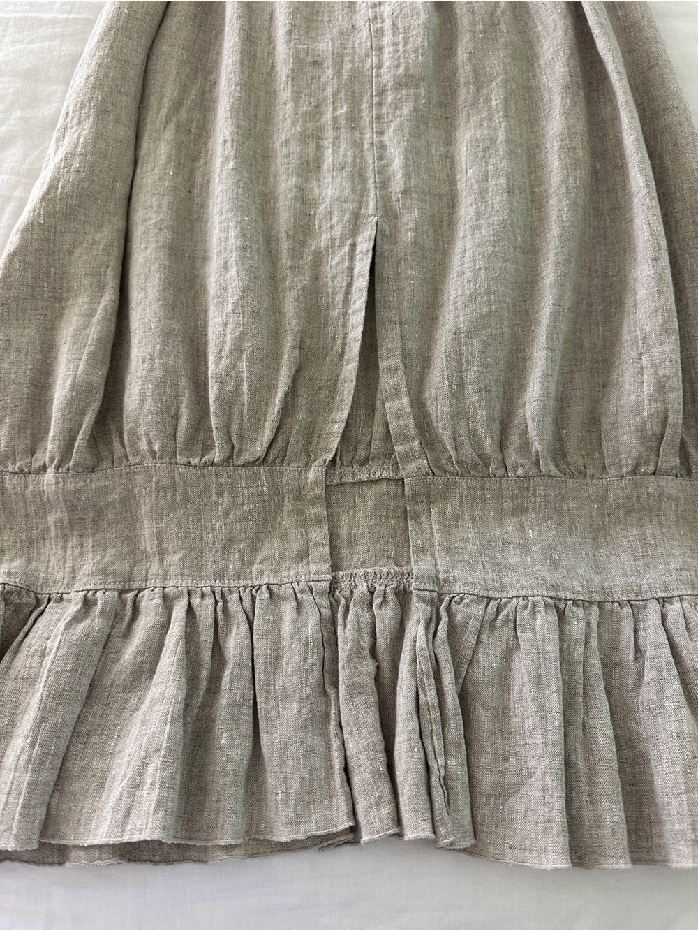 Heart’s Desire Mary Grace Janis Linen Maxi Skirt Oatmeal M NWT - Picture 10 of 10